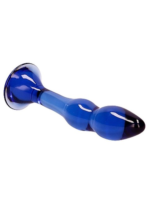 Szklane wodoodporne dildo do anusa i pochwy 15 cm