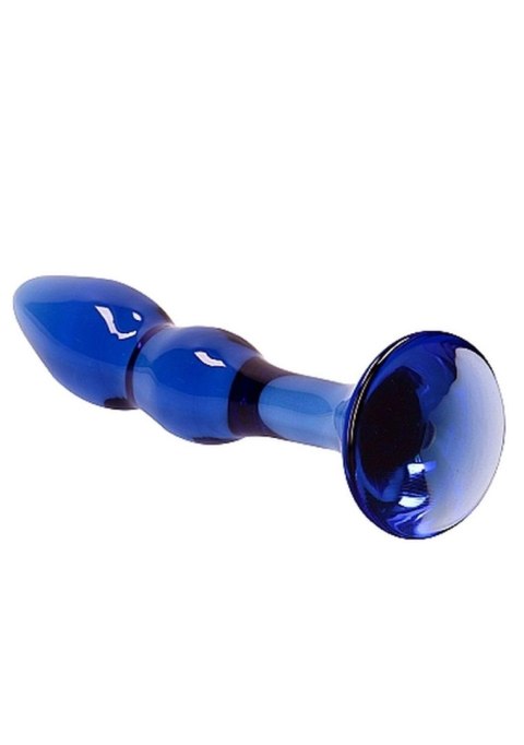 Szklane wodoodporne dildo do anusa i pochwy 15 cm