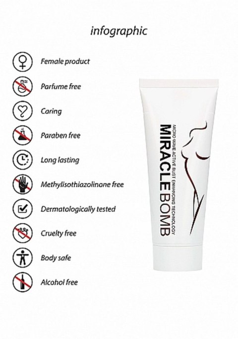 Żel ujędrniający powiększający piersi biust 100 ml