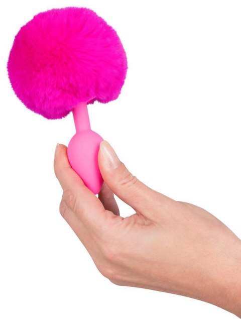 Korek analny z puchatym ogonkiem króliczka 13cm