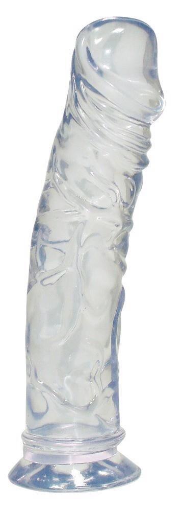 Przezroczyste dildo jak penis realistyczne 19cm Przezroczyste dildo jak penis realistyczne 19cm