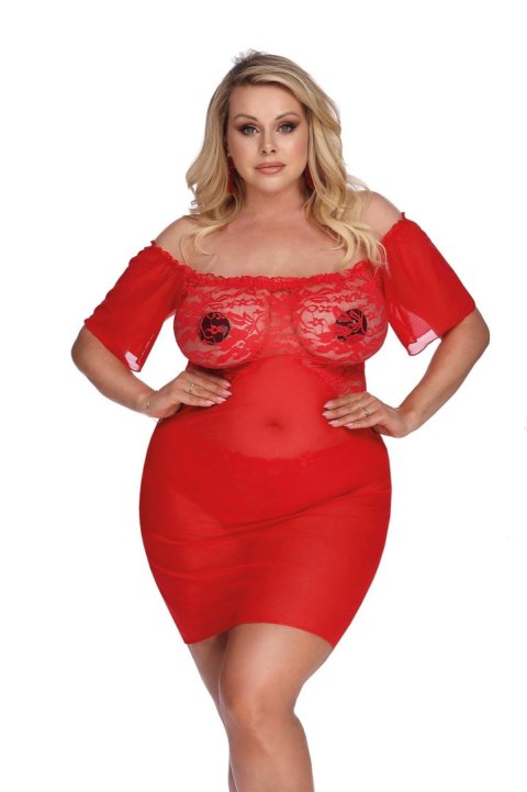 CAMARI RED (CHEMISE/HALKA) XL+ CAMARI RED (CHEMISE/HALKA) XL+