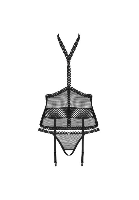 Komplet gorset stringi sex obsessive strapelie lxl