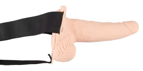 Wibrujące przedłużenie penisa strap on na szalkach