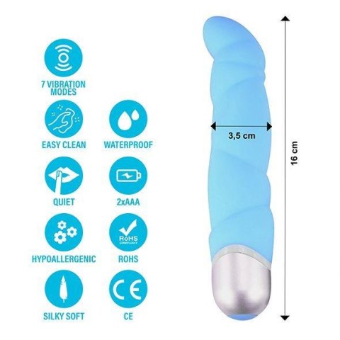 FeelzToys - Gino Vibrator Blauw FeelzToys - Gino Vibrator Blauw
