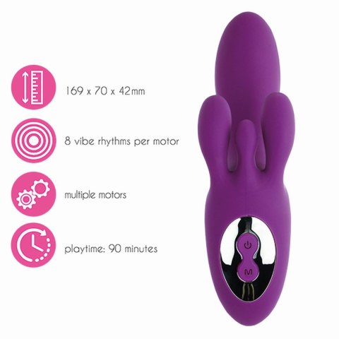FeelzToys - TriVibe G-Spot Vibrator met Clitoris & Schaamlippen Stimulatie Paars FeelzToys - TriVibe G-Spot Vibrator met Clitoris & Schaamlippen Stimulatie Paars