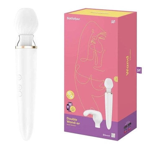 Masażer łechtaczki apka satisfyer double wand-er Masażer łechtaczki apka satisfyer double wand-er