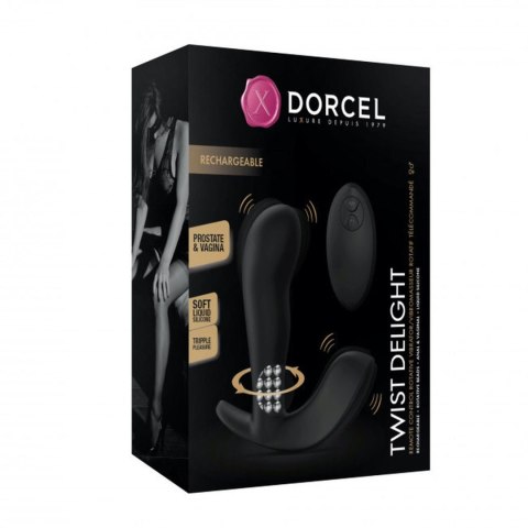 Korek analny rotacja dorcel twist delight 10 tryb Korek analny rotacja dorcel twist delight 10 tryb