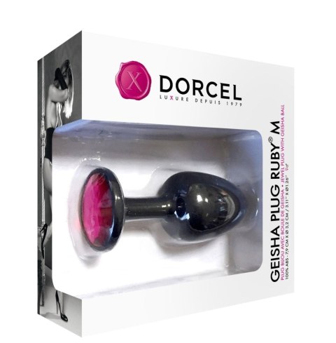 Korek analny z kryształem dorcel geisha plug m 8cm Korek analny z kryształem dorcel geisha plug m 8cm