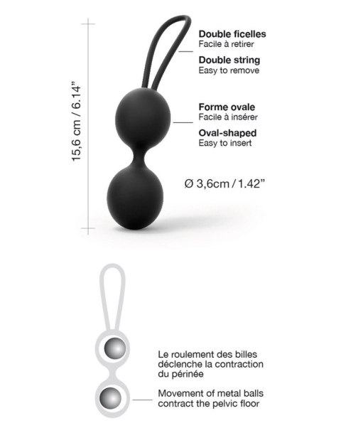 Kulki gejszy waginalne podwójne dorcel dual balls Kulki gejszy waginalne podwójne dorcel dual balls