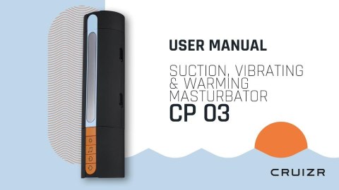 CRUIZR-CP03 Deluxe Vibrating And Sucking Automatic Masturbator With Adapter CRUIZR-CP03 Deluxe Vibrating And Sucking Automatic Masturbator With Adapter