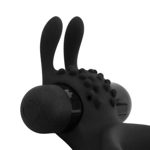 Pierścień na penisa Double Vibrating with Rabbit Ears Pierścień na penisa Double Vibrating with Rabbit Ears