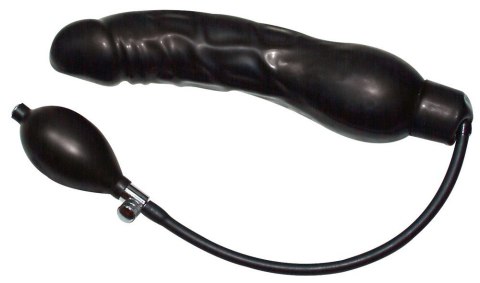 Nadmuchiwane żylaste dildo czarne gumowe Nadmuchiwane żylaste dildo czarne gumowe