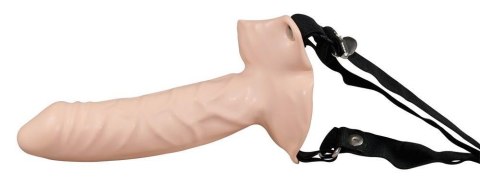 Strap-on uprząż czarna realistyczne dildo 15 cm Strap-on uprząż czarna realistyczne dildo 15 cm