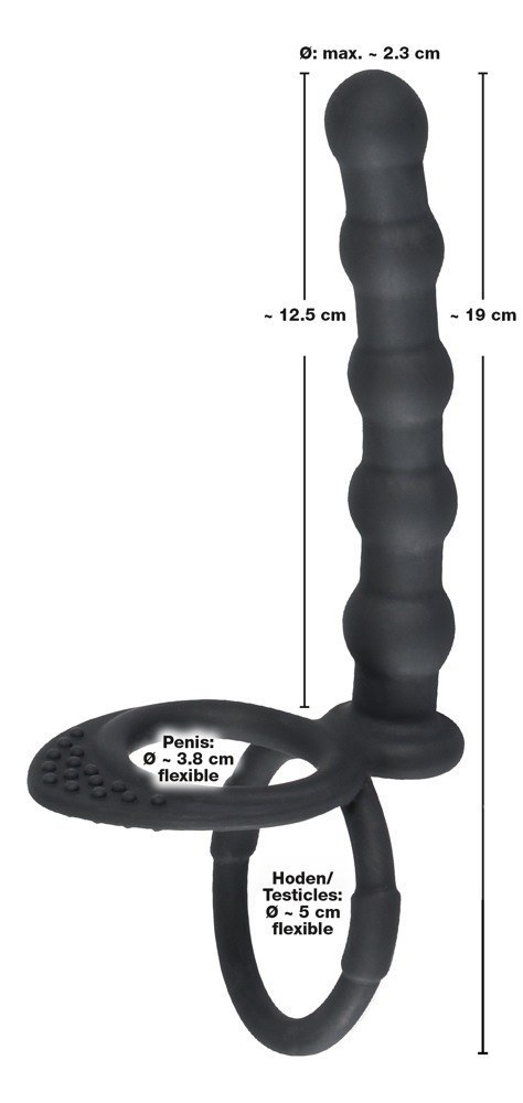 Black Velvets Cock & ball ring 13-7796 Black Velvets Cock & ball ring 13-7796
