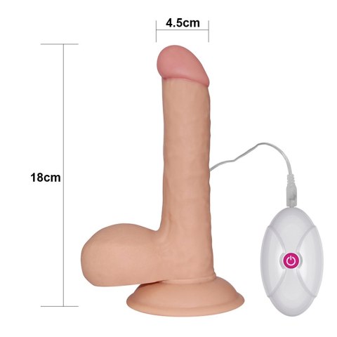 DILDO 7.5 THE ULTRA SOFT DUDE VIBRATING 24-0040 DILDO 7.5 THE ULTRA SOFT DUDE VIBRATING 24-0040