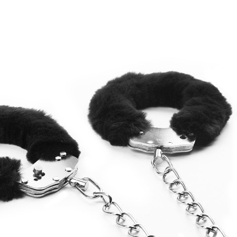 KAJDANKI FLUFFY LEG CUFFS CZARNE 24-0049 KAJDANKI FLUFFY LEG CUFFS CZARNE 24-0049
