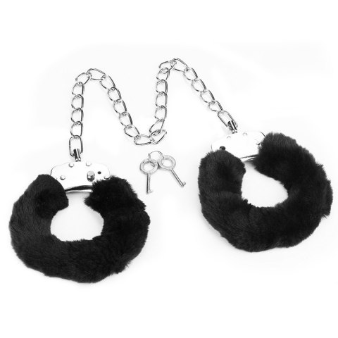 KAJDANKI FLUFFY LEG CUFFS CZARNE 24-0049 KAJDANKI FLUFFY LEG CUFFS CZARNE 24-0049
