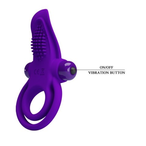 PIERŚCIEŃ PRETTY LOVE - VIBRANT PENIS RING 05-1125 PRETTY LOVE