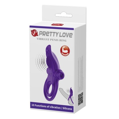 PIERŚCIEŃ PRETTY LOVE - VIBRANT PENIS RING 05-1125 PRETTY LOVE