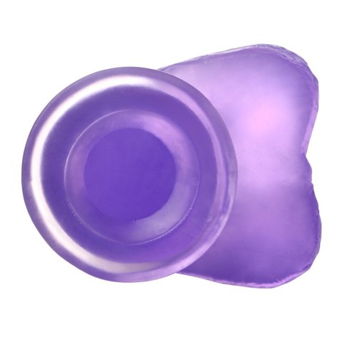 DILDO 6'' JELLY STUDS FIOLETOWE 24-0076