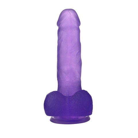 DILDO 7'' JELLY STUDS FIOLETOWE 24-0075 DILDO 7'' JELLY STUDS FIOLETOWE 24-0075
