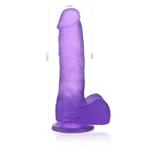 DILDO 7'' JELLY STUDS FIOLETOWE 24-0075 DILDO 7'' JELLY STUDS FIOLETOWE 24-0075