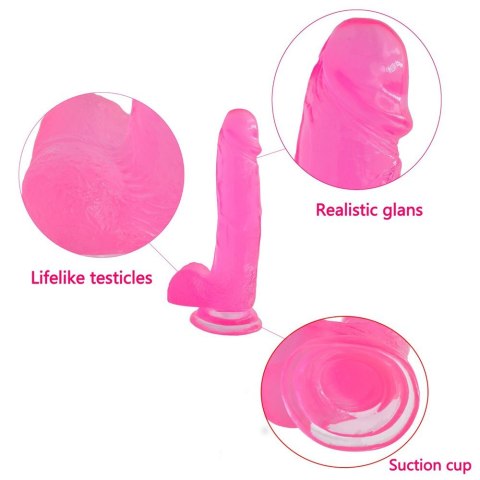DILDO 8'' JELLY STUDS RÓŻOWE 24-0074 DILDO 8'' JELLY STUDS RÓŻOWE 24-0074