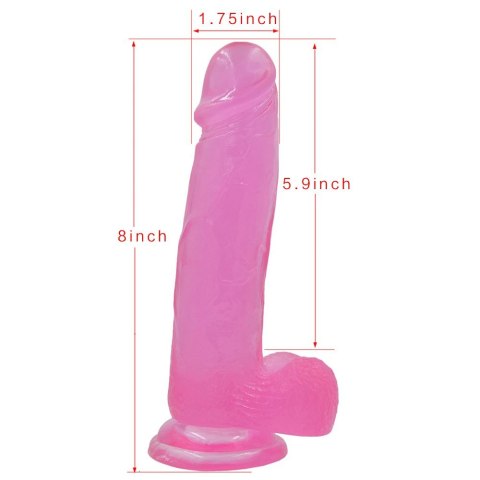 DILDO 8'' JELLY STUDS RÓŻOWE 24-0074 DILDO 8'' JELLY STUDS RÓŻOWE 24-0074