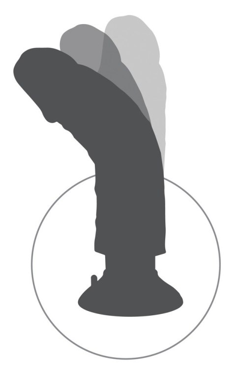 DILDO 8 VIBRATING COCK WITH BALLS 14-1879 DILDO 8 VIBRATING COCK WITH BALLS 14-1879