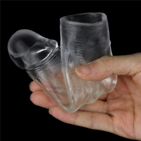 FLAWLESS CLEAR PENIS SLEEVE ADD 1'' 24-0115 LOVETOY