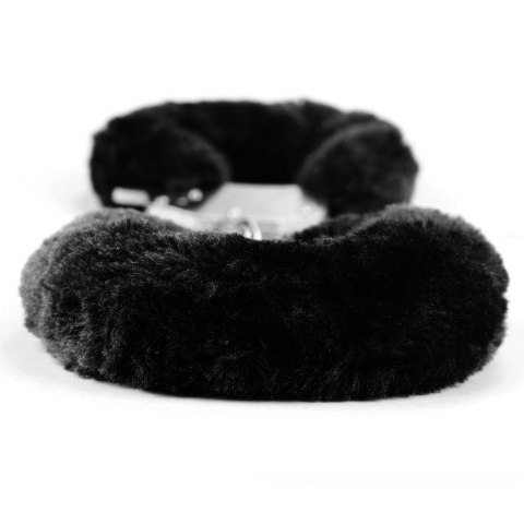 KAJDANKI FLUFFY HAND CUFFS CZARNE 24-0146 KAJDANKI FLUFFY HAND CUFFS CZARNE 24-0146