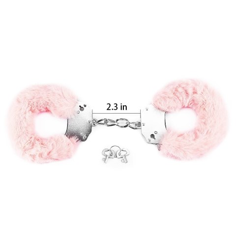 KAJDANKI FLUFFY HAND CUFFS RÓŻOWE 24-0147 KAJDANKI FLUFFY HAND CUFFS RÓŻOWE 24-0147