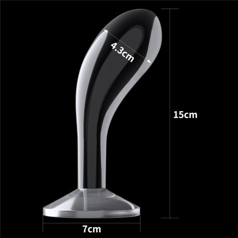 KOREK ANALNY FLAWLESS CLEAR PROSTATE PLUG 6.0'' 24-0133 KOREK ANALNY FLAWLESS CLEAR PROSTATE PLUG 6.0'' 24-0133