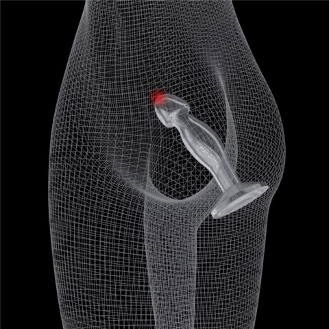 KOREK ANALNY FLAWLESS CLEAR PROSTATE PLUG 6.5'' 24-0134 KOREK ANALNY FLAWLESS CLEAR PROSTATE PLUG 6.5'' 24-0134