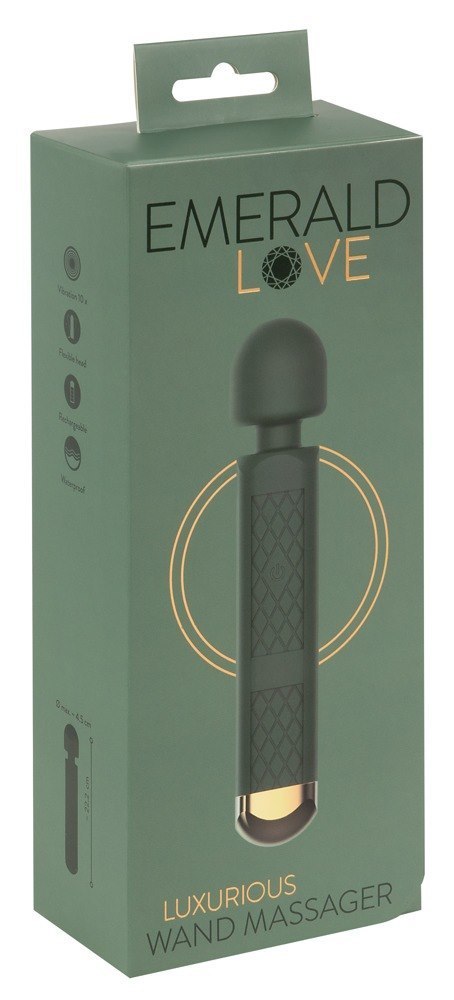 Luxurious Wand Massager Emerald Love 14-2480 Luxurious Wand Massager Emerald Love 14-2480
