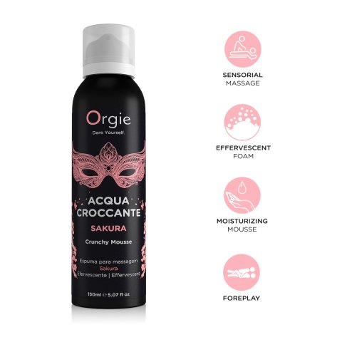 PIANKA DO MASAŻU ACQUA CROCANTE SAKURA - 150 ML 27-0043 PIANKA DO MASAŻU ACQUA CROCANTE SAKURA - 150 ML 27-0043
