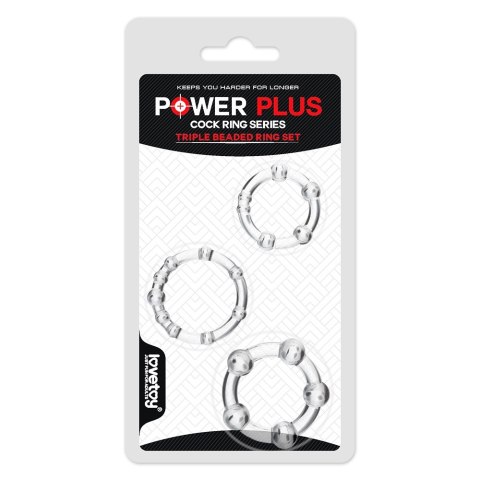 PIERŚCIENIE POWER PLUS TRIPLE BEADED RING SET 24-0139 PIERŚCIENIE POWER PLUS TRIPLE BEADED RING SET 24-0139
