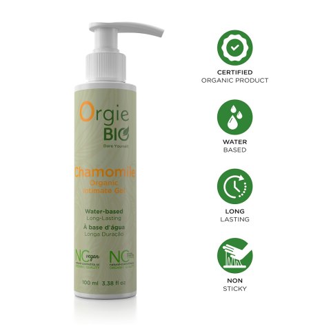 ŻEL INTYMNY ORGIE BIO CHAMOMILE INTIMATE GEL 100ML PUMP 27-0049 ŻEL INTYMNY ORGIE BIO CHAMOMILE INTIMATE GEL 100ML PUMP 27-0049