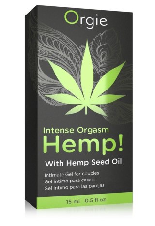 ZEL STYMULUJĄCY HEMP! - INTENSE ORGASM - 15 ML 27-0038