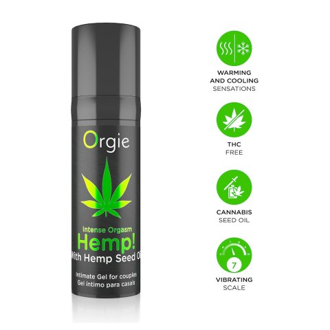 ZEL STYMULUJĄCY HEMP! - INTENSE ORGASM - 15 ML 27-0038 ZEL STYMULUJĄCY HEMP! - INTENSE ORGASM - 15 ML 27-0038