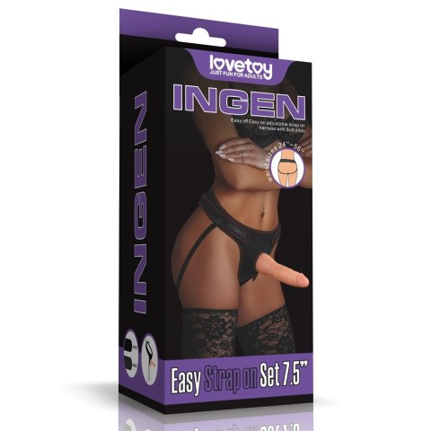 ZESTAW STRAPON EASY STRAPON SET 7.5'' 24-0124 LOVETOY ZESTAW STRAPON EASY STRAPON SET 7.5'' 24-0124 LOVETOY