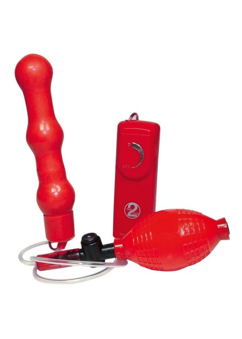 Nadmuchiwany korek analny z wibracjami 14,5cm