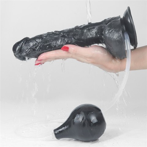 DILDO 10'' SQUIRT EXTREME DILDO - BLACK 24-0253 DILDO 10'' SQUIRT EXTREME DILDO - BLACK 24-0253