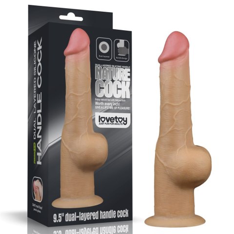 DONG 9.5'' DUAL LAYERED HANDLE COCK 24-0158 DONG 9.5'' DUAL LAYERED HANDLE COCK 24-0158