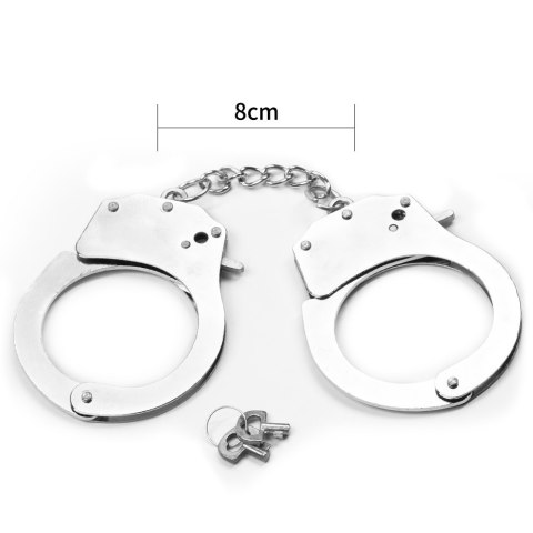 KAJDANKI FETISH PLEASURE METAL HANDCUFFS 24-0208 KAJDANKI FETISH PLEASURE METAL HANDCUFFS 24-0208