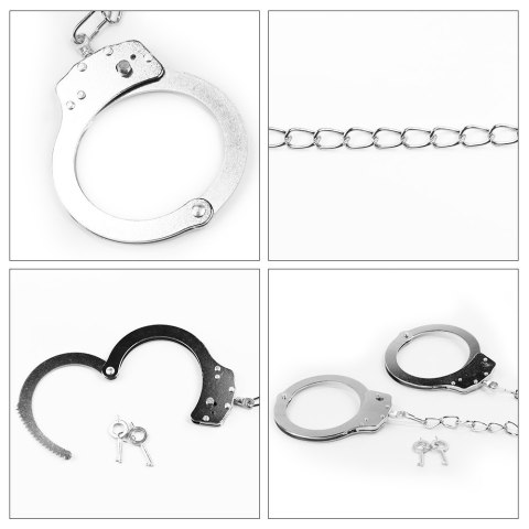 KAJDANKI NA NOGI FETISH PLEASURE METAL LEG CUFFS 24-0209 KAJDANKI NA NOGI FETISH PLEASURE METAL LEG CUFFS 24-0209