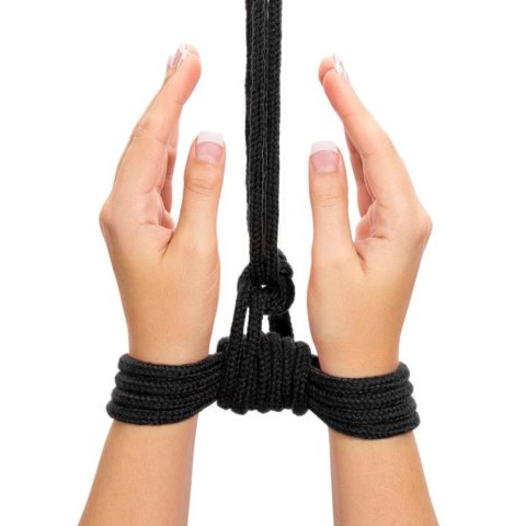 LINA FETISH BONDAGE ROPE 10M CZARNA 24-0169 LINA FETISH BONDAGE ROPE 10M CZARNA 24-0169