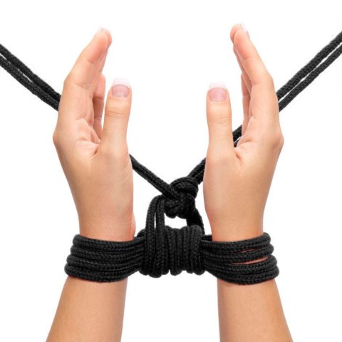 LINA FETISH BONDAGE ROPE 10M CZARNA 24-0169 LINA FETISH BONDAGE ROPE 10M CZARNA 24-0169
