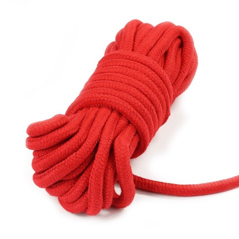 LINA FETISH BONDAGE ROPE 10M CZERWONA 24-0167 LINA FETISH BONDAGE ROPE 10M CZERWONA 24-0167